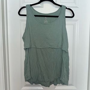 Kindred Bravely Organic Cotton Nursing Tank Pajama Set